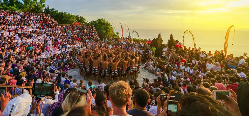 Bali Crowd in July