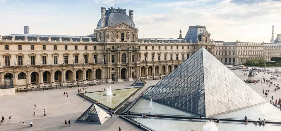Louvre Museum in Paris, France