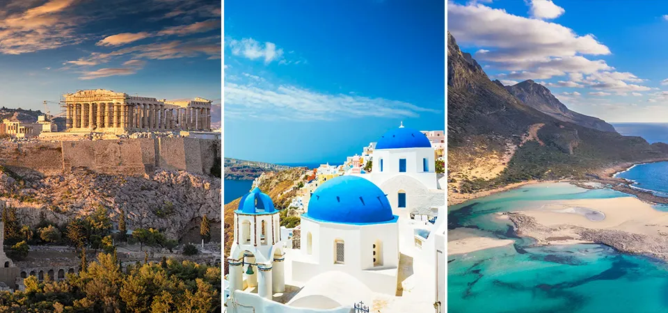 Must-Visit Spots in Greece (Athens, Santorini & Crete)