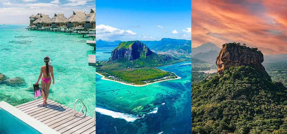 Maldives, Mauritius and Sri Lanka in October